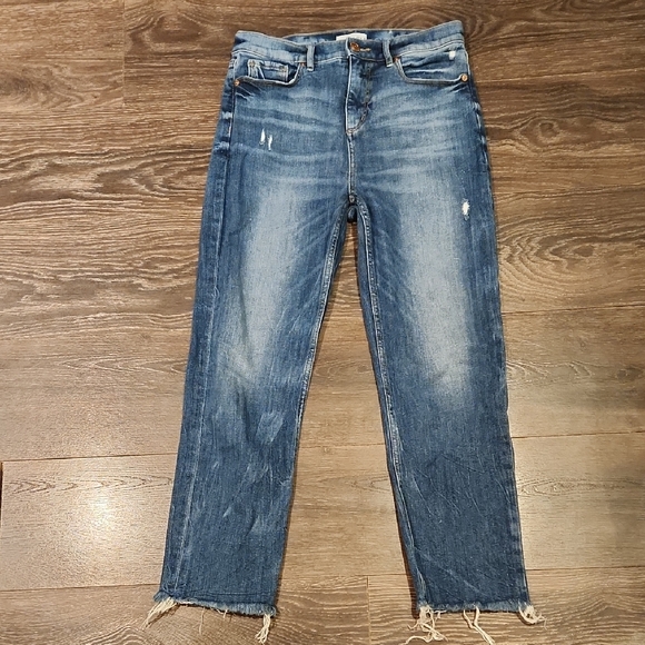 ❤️ LOFT HIGH RISE STRAIGHT CROP JEANS, 4 (27) - Picture 2 of 9